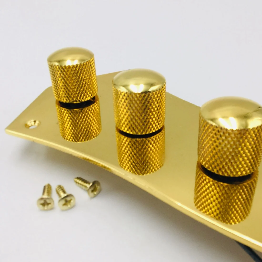 Placa de control para bajo Jazz ABVL-Jazz Bass, cableada, para Fender, placa de control cableada y equipada de repuesto para Jazz Bass