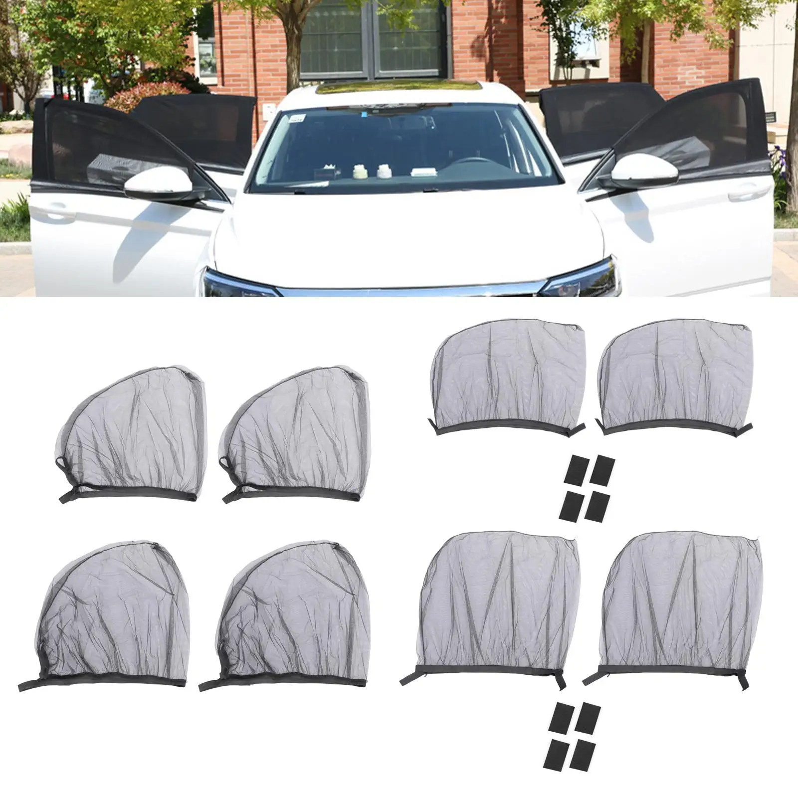 Car Window Shade UV Protect Block Sun Rays Styling Accessories Elastic Car Window Sun Shade Car Sun Shade for Car Family Adult