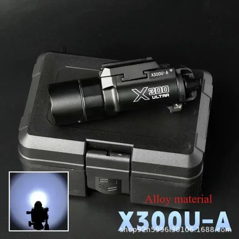 Brand New X300 Metal Flashlight Strobe Light Model Decor Parts for 20‑22mm Rail