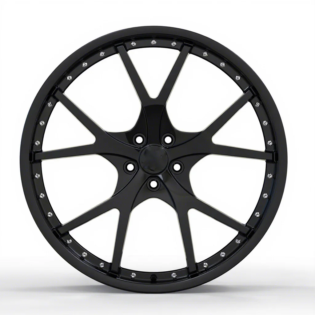 

FB1522 Forged Aluminum Alloy Wheel Hub 17-24inch 5-Spoke Black Finish Customizable for Mercedes-/ Models