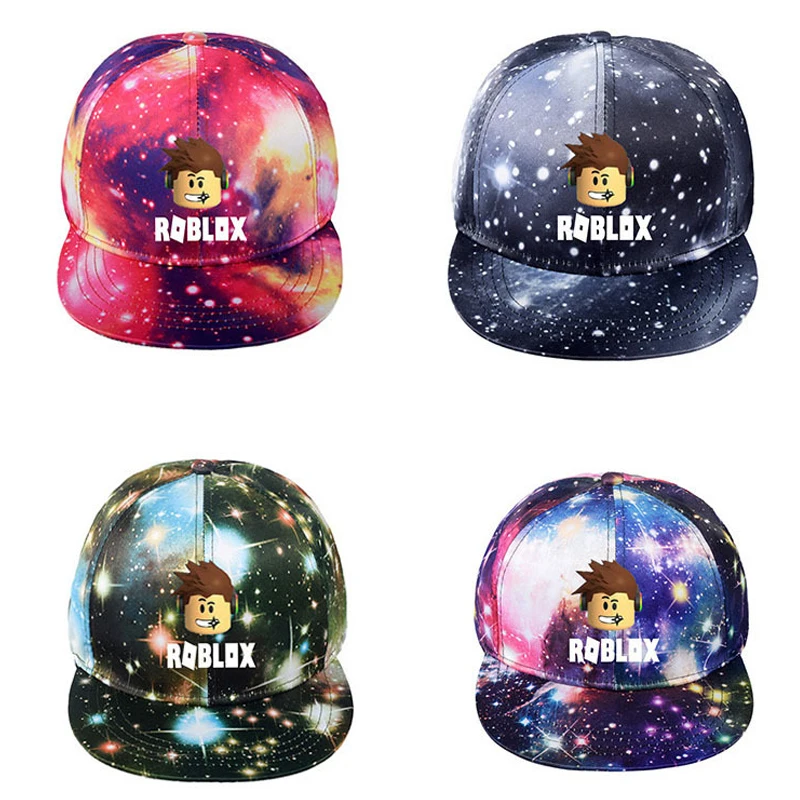 Gorra de béisbol ajustable con visera plana, diseño creativo de anime Robloxs, gorra deportiva unisex de moda, regalos de cumpleaños