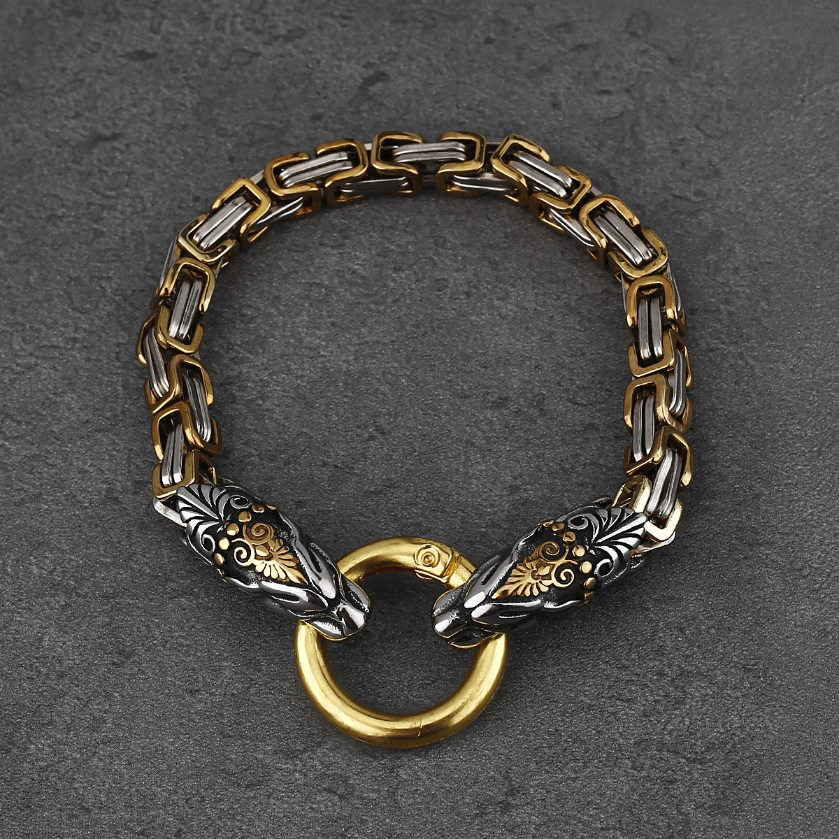 Men's Domineering Faucet Stainless Steel Bracelet Fashion Creative Never Fading High Quality Temperament Bracelet with Gift Bag