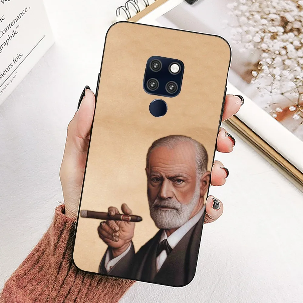 Sigmund psychoanalysis Freud Phone Case For Huawei Mate 10 20 30 40 50 lite pro Nova 3 3i 5 6 SE 7 pro 7SE