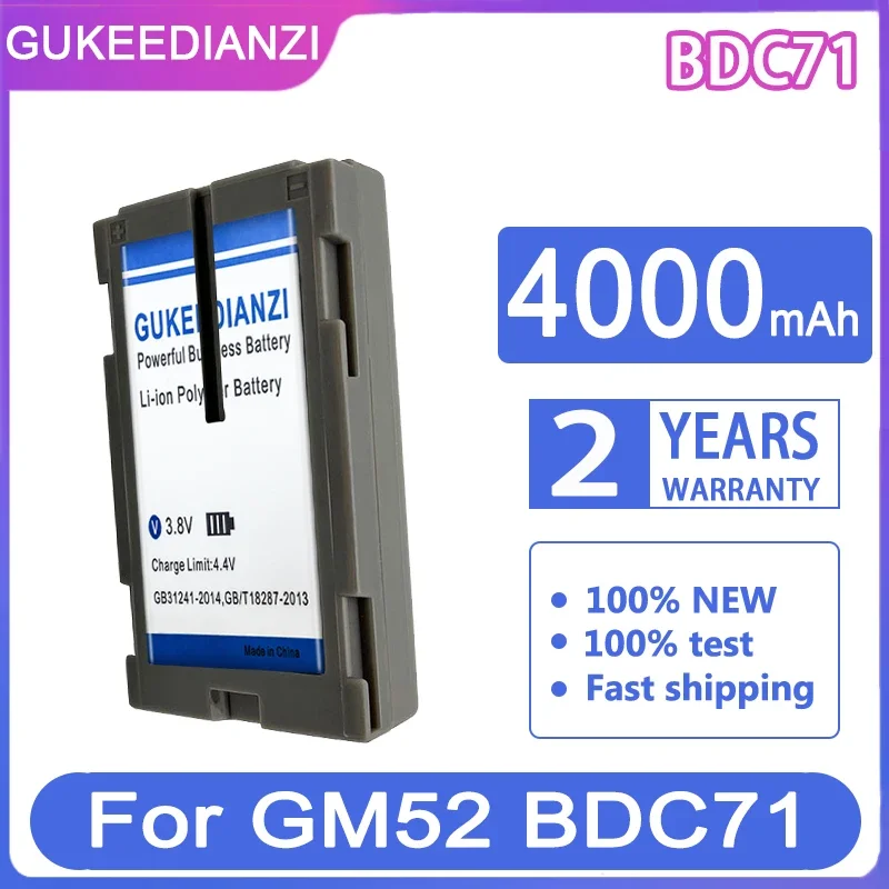 

GUKEEDIANZI Replacement Battery 4000mAh For BDC71 GM52 Total Station 7.2V Bateria