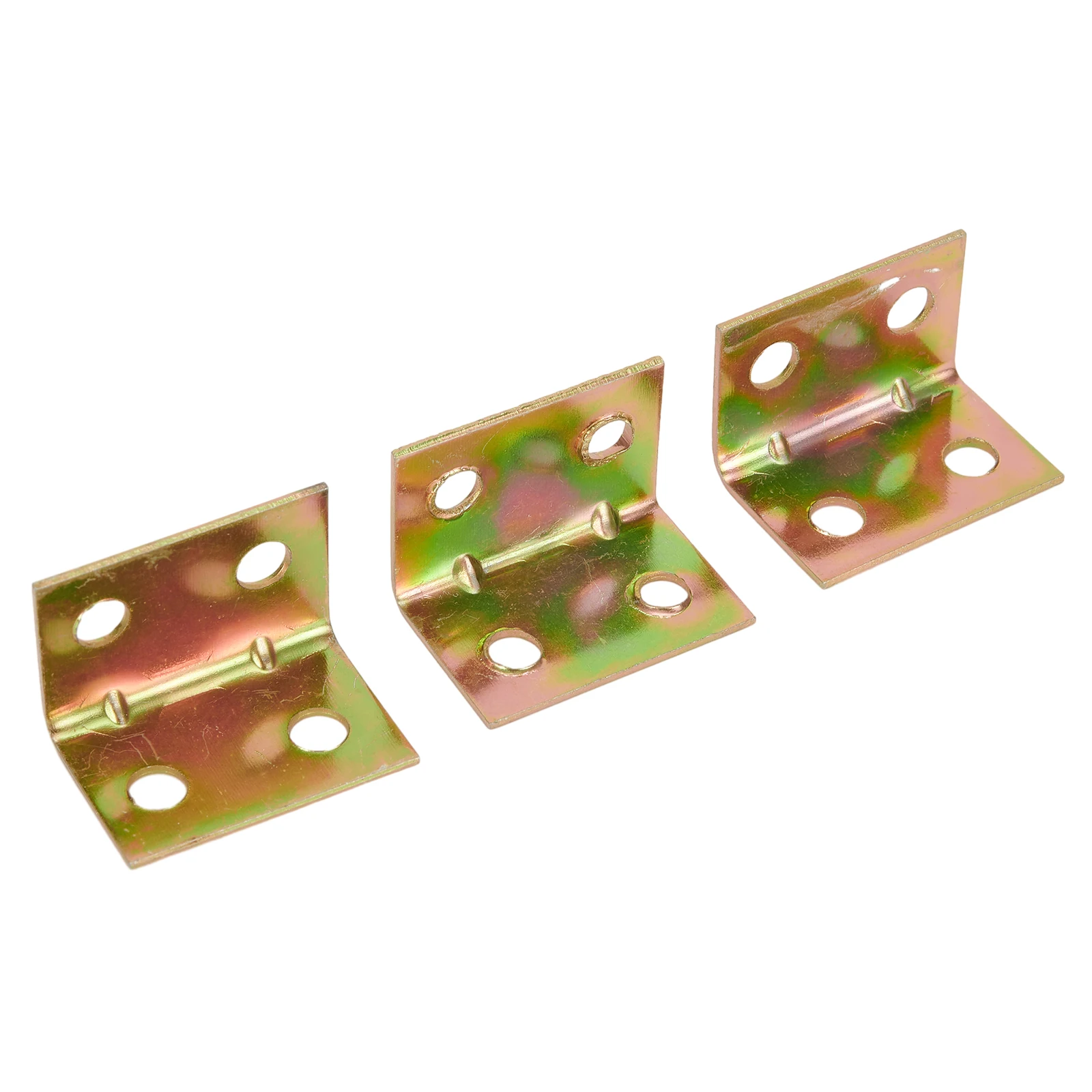 

20pcs Metal 4 Holes 90 Degree Angle Bracket For Home Factory Areas Make Furniture Parts Stay Firm Home Improvement Tools