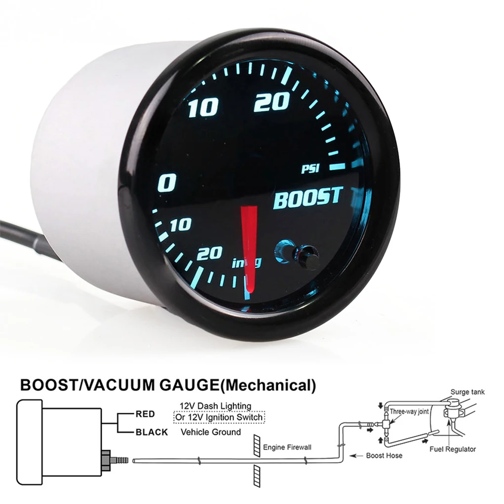 Stay Ahead Of Competition With Advanced Technology Boost Gauge Bar Easy-to-read Digital Turbos Boost Gauge Accurate