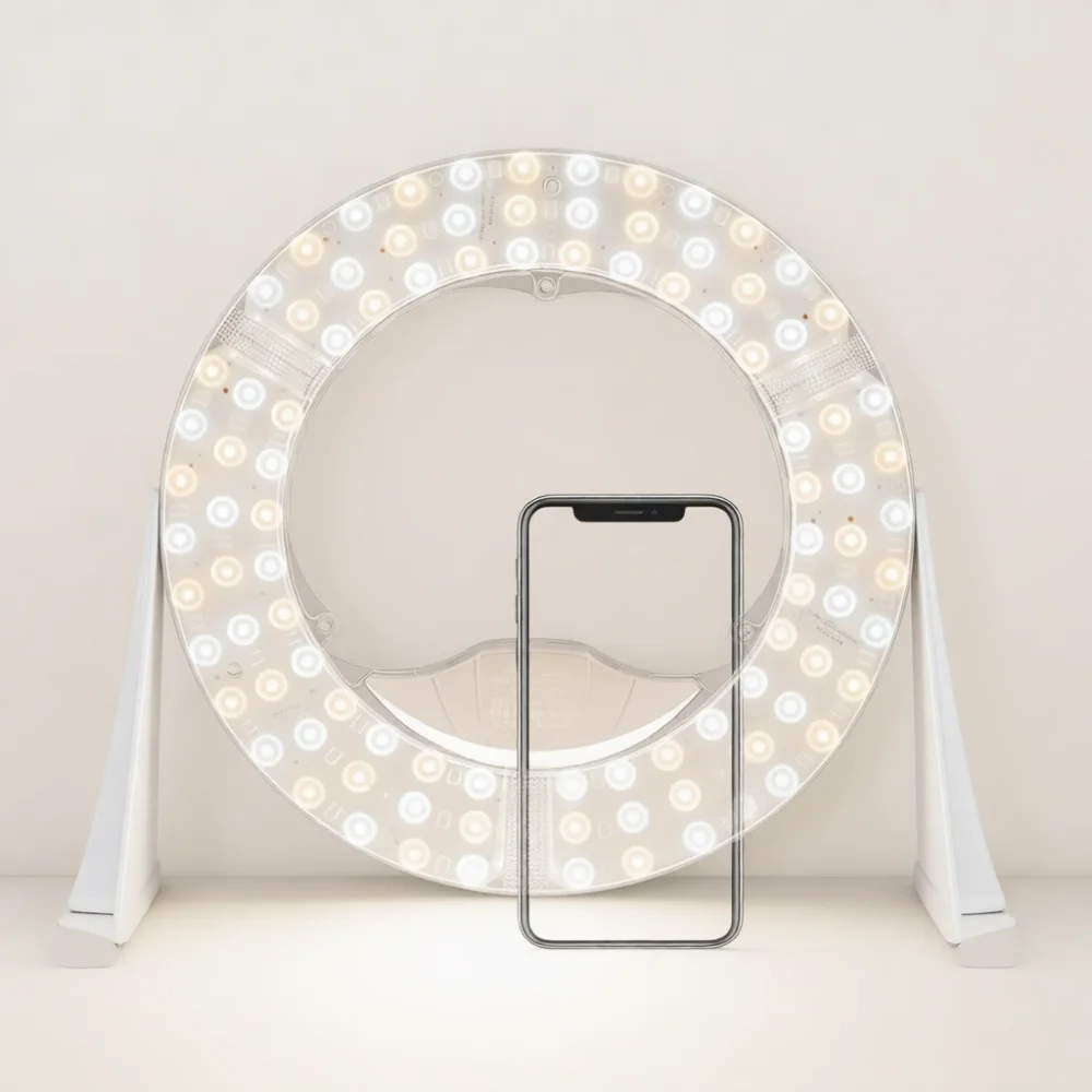 Magnetic LED Ceiling Light Board Replacement Module Circular Lamp Core Full Spectrum Eye Protection Household Light Source