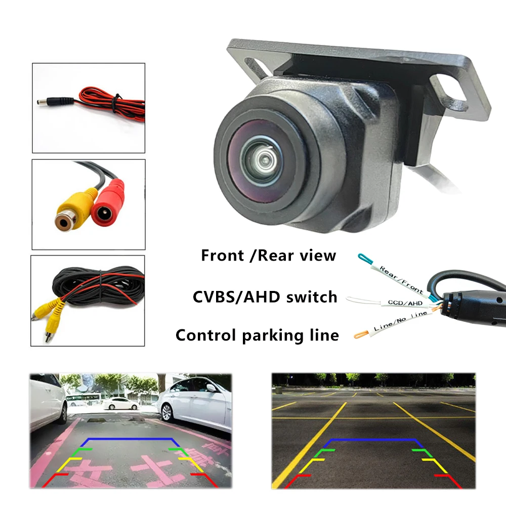 Car camera screw dynamic guide line reversing camera car rear view 3 Control Camera