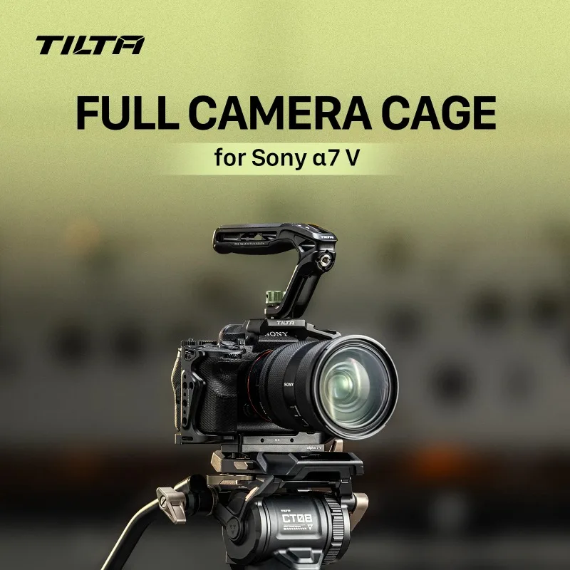 TILTA TA-T100 Full/Half Camera Cage Kit for Sony A7 V A7M5 A7R V with Cable Clamp Xeno Side Handle PD V Mount Battery Plate