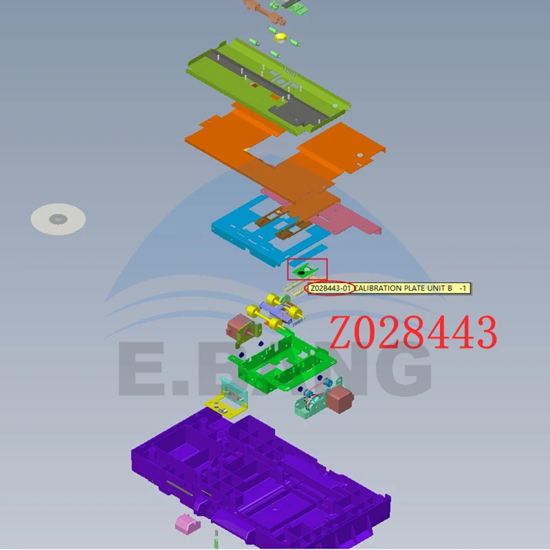 Z028442/Z021441 32/33/35/37/24PRO Gray Card Color Expansion Machine Parts Printing Accessory Replacement Unit