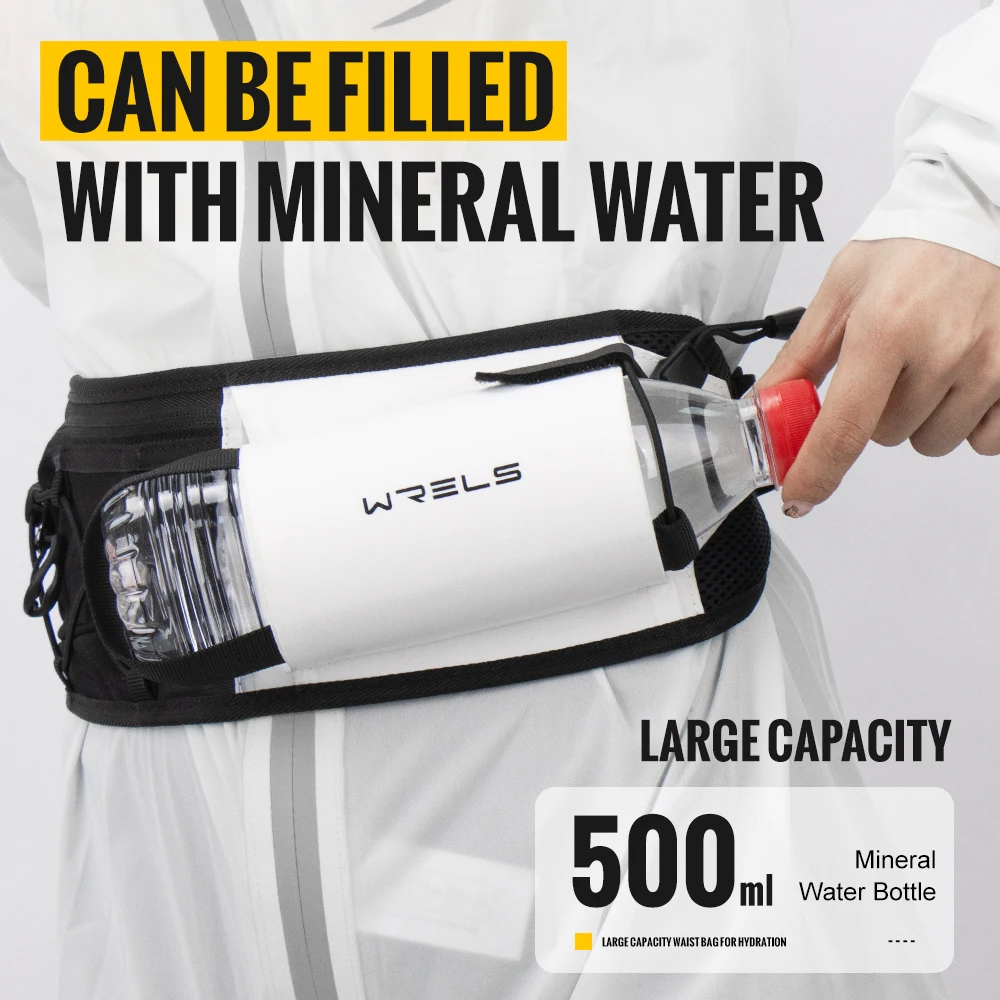 تشغيل حقيبة الخصر خفيفة الوزن الترطيب الرياضة حزام حقيبة قابل للتعديل المشي لمسافات طويلة ركوب الدراجات حقيبة زجاجات حزمة مراوح درب حقيبة الجري #2