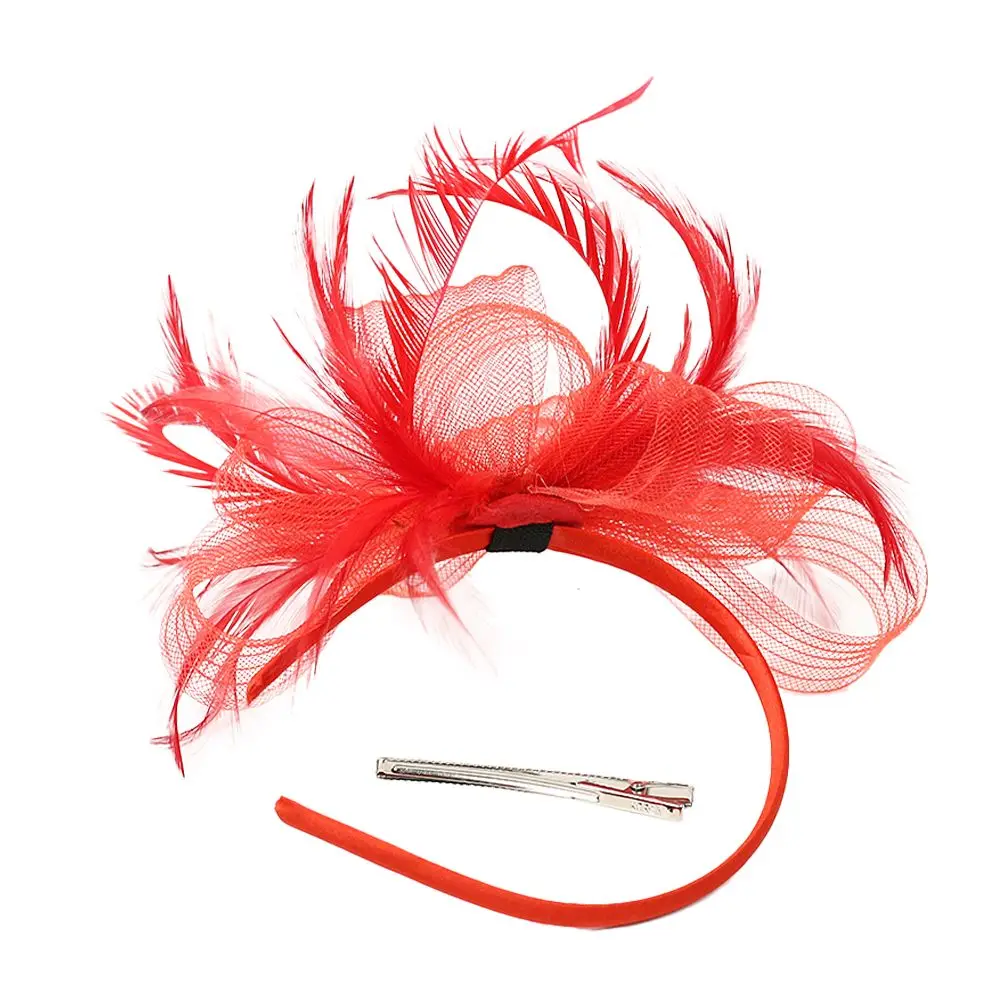 

Headband Fascinators Hair Clip Mesh Wedding Tea Party Fascinators For Women Dressy Hats Fashionable Accessories