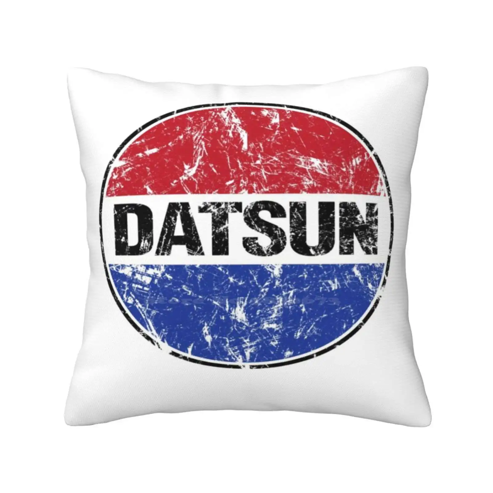 Datsun Logo Bedroom Office Hug Pillowcase Datsun Car Motor Emblem 510 610 240Z Skyline