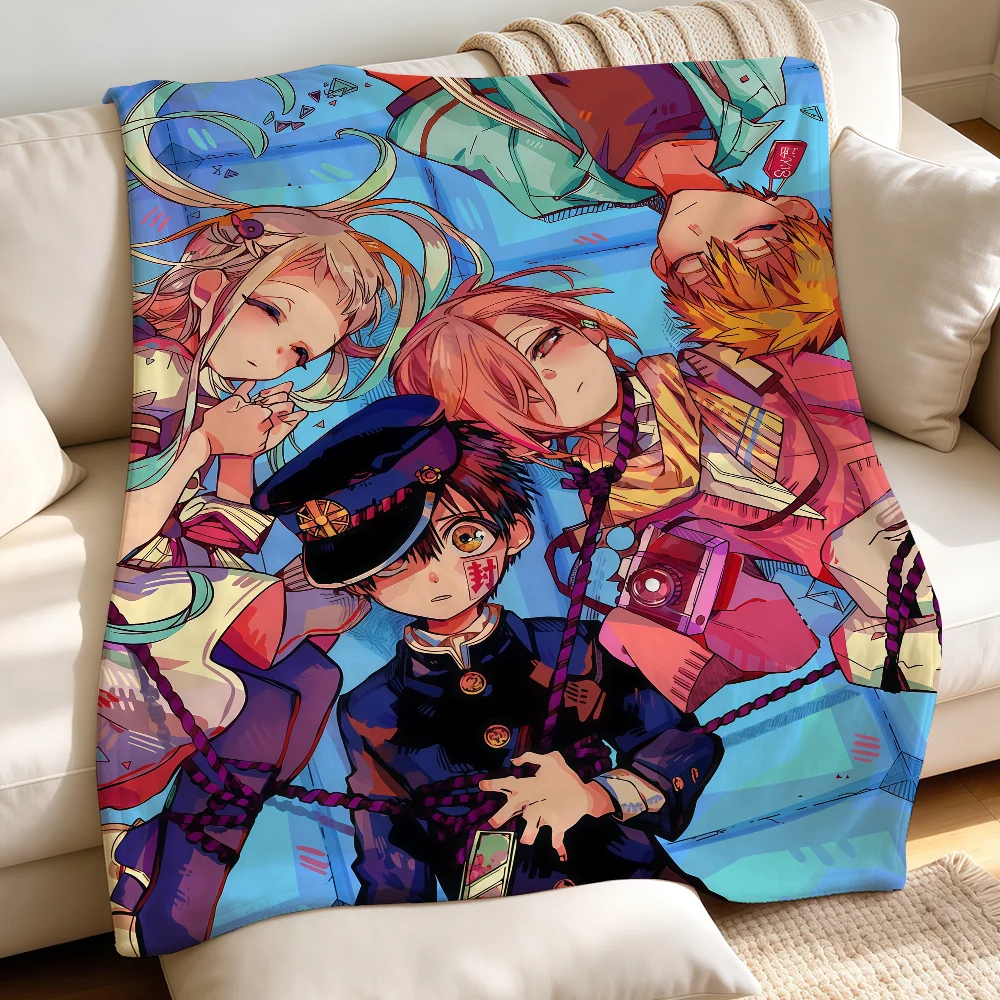 Anime Toilet Bound H-Hanako K-Kun Blanket Warm Fuzzy Plush Throw Comfortable Skin Friendly Soft Sofa Living Room Bed Bedspread