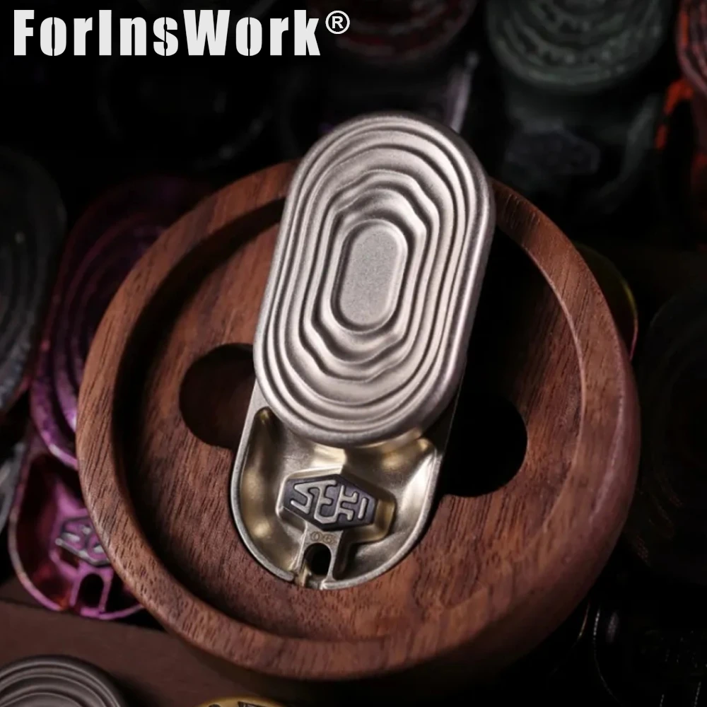 Seki Rain 3.0 Cupronickel Paragraph Track Mechanical Rotary Push Slider Fidget Sliders Desk Toy
