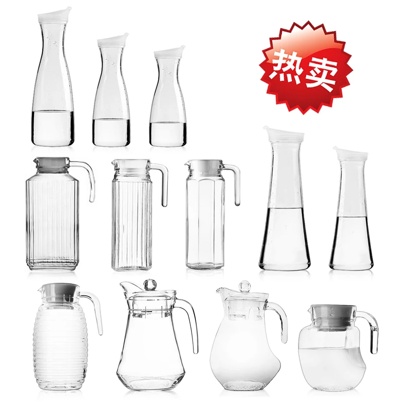 Cold Water Pot Cold Water Pot Household Plastic PC Acrylic Heat-resistant Transparent Restaurant Bar Beverage Juice Pot Bottle