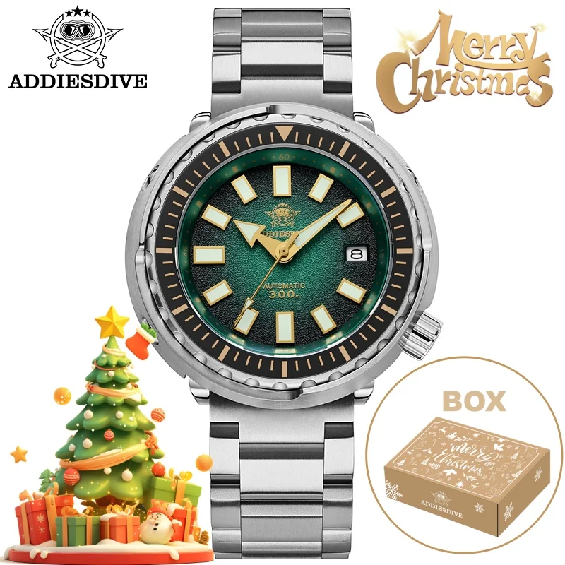 

ADDIESDIVE Men's Watch Christmas Gift 300m Waterproof NH35 Automatic Mechanical Sapphire Top Brand Watch Leisure Watch AD2090