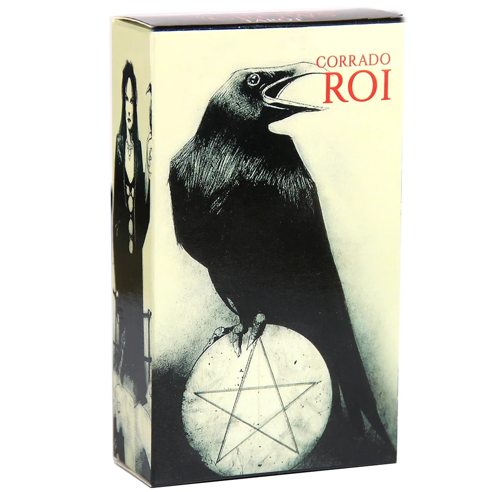 1Pcs Corrado Roi Tarot Deck Oracle Cards Entertainment Card Game for Fate Divination Tarot Card Game