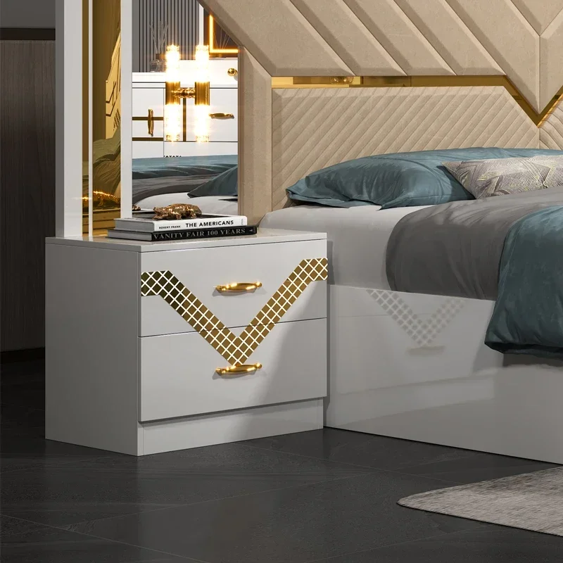 2026 Cheap Wholesale Wood Frame Double Leather King Size Bed Home Queen Wooden Modern Luxury Full Bedroom Furniture Set - view 5