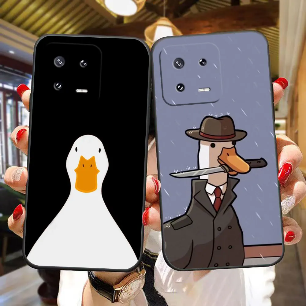 Cartoon Duck Goose Cover Phone Case For Xiaomi 17T 15 ULTRA 15T 14T 12 12T 11 11T LITE PRO TPU Case Funda Coque Capa Shell