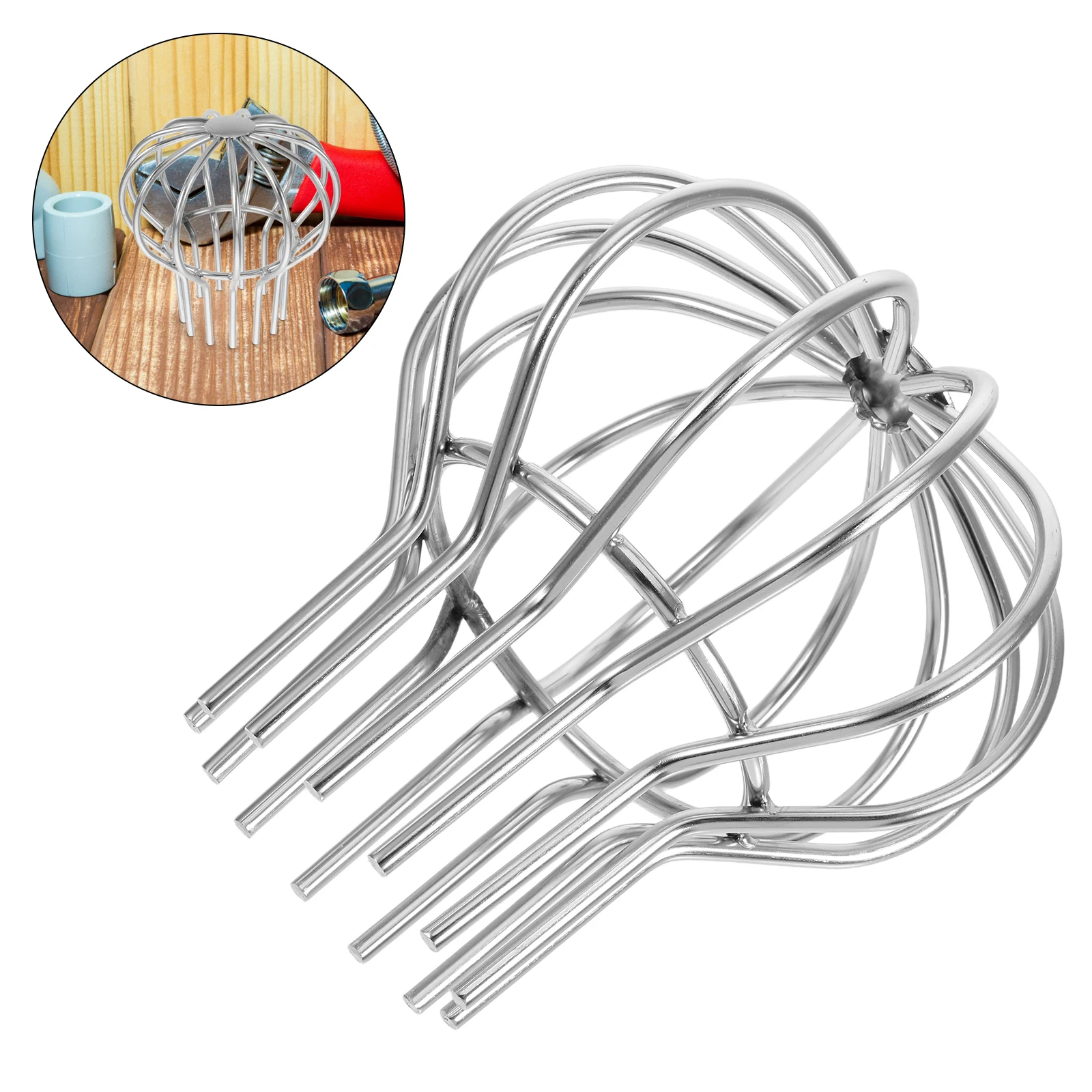 

Stainless Steel Drain Cover Gutter Guard for Rooftop Pipes Mesh Filter Prevent Clogging Easy Installation Versatile