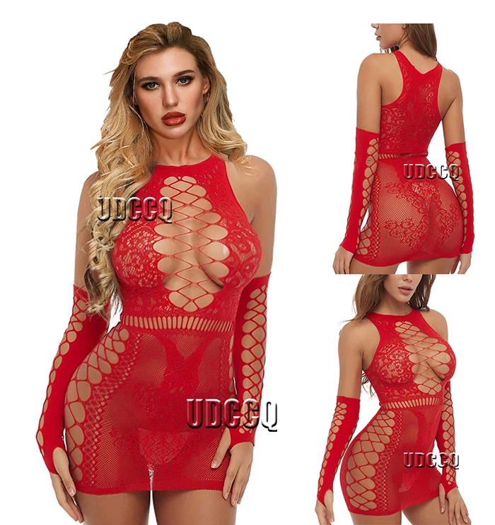 Christmas clothes underwear  Sexy Lingerie Lady lenceria Chemises Best Sleepwear exotic plus size babydoll red sexy costume