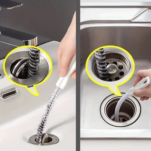 Badezimmerbaggerbürste, flexibler Entwässerungsreiniger, Clog -Entferner, Spülenreinigungswerkzeuge, Haarentferner, Abwasser 8 Hauptverkaufstinsel - №1