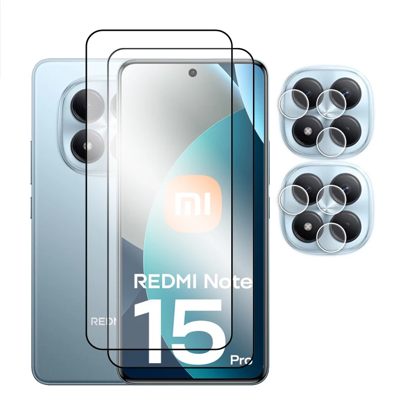 Für Redmi Hinweis 15 Pro Glas Für Redmi Hinweis 15 Pro 4G 5G Gehärtetes Glas 2,5 D Volle Abdeckung Screen Protector für Hinweis 15 Pro Film