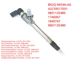 BK2Q-9K546-AG A2C 59517051 Siemens Ford Transit Citroen Jumper Peugeot Boxer 2.2 TDCI HDI 용 새로운 디젤 연료 인젝터 노즐