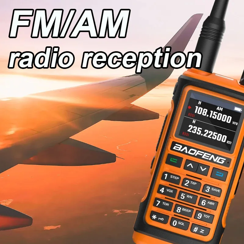 Baofeng UV-17M Air Band Walkie Talkie AM/FM Full Band Frequenza di copia wireless 999CH Tipo-C VOX Radio bidirezionale portatile a lungo raggio