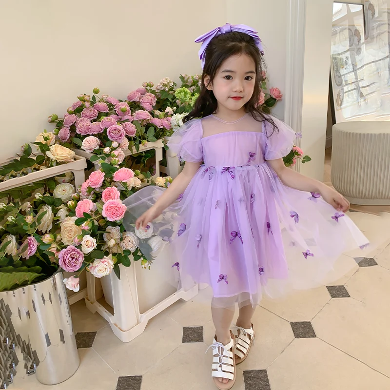 Girls Summer Dresses Baby Summer Dresses Princess Dresses Children\'s Skirts Girls Baby Children\'s Clothes 2024 New Style Dress