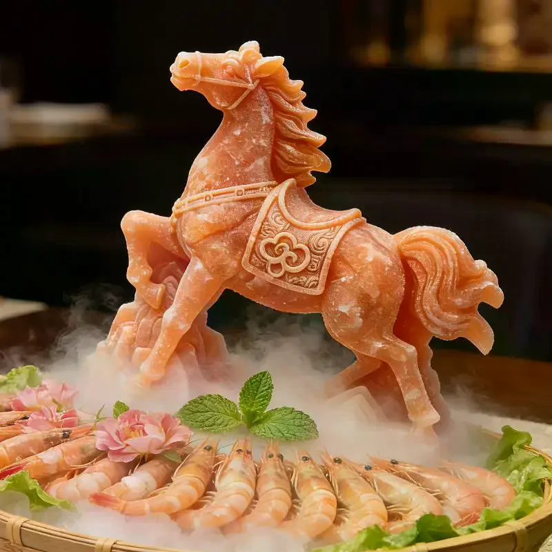 3D Silicone Mold Horse Brave Troops Fish Diy Ice Sculpture Fondant Candy Chocolate Mould Plaster Resin Molds Cake Decor Tools