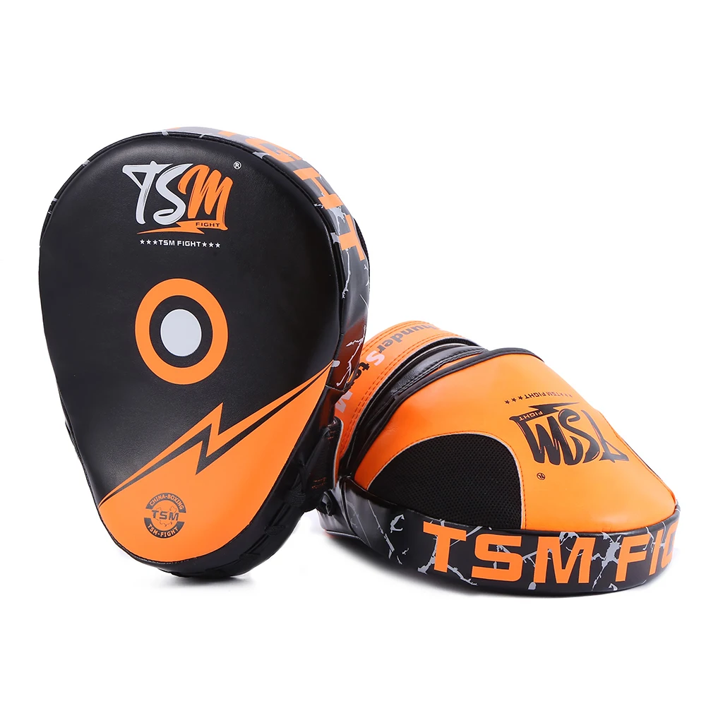 TSM Boxing Thick Curved Hand Target Adult Kids Boxing Target Home Boxing Muay Thai Foot Target Free Fighting Training Sand Bag