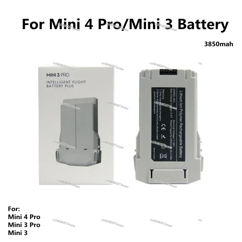 Mini 4 Pro/Mini 3 Pro Battery with 47 Minutes of Flight Time and 3850mAh Capacity