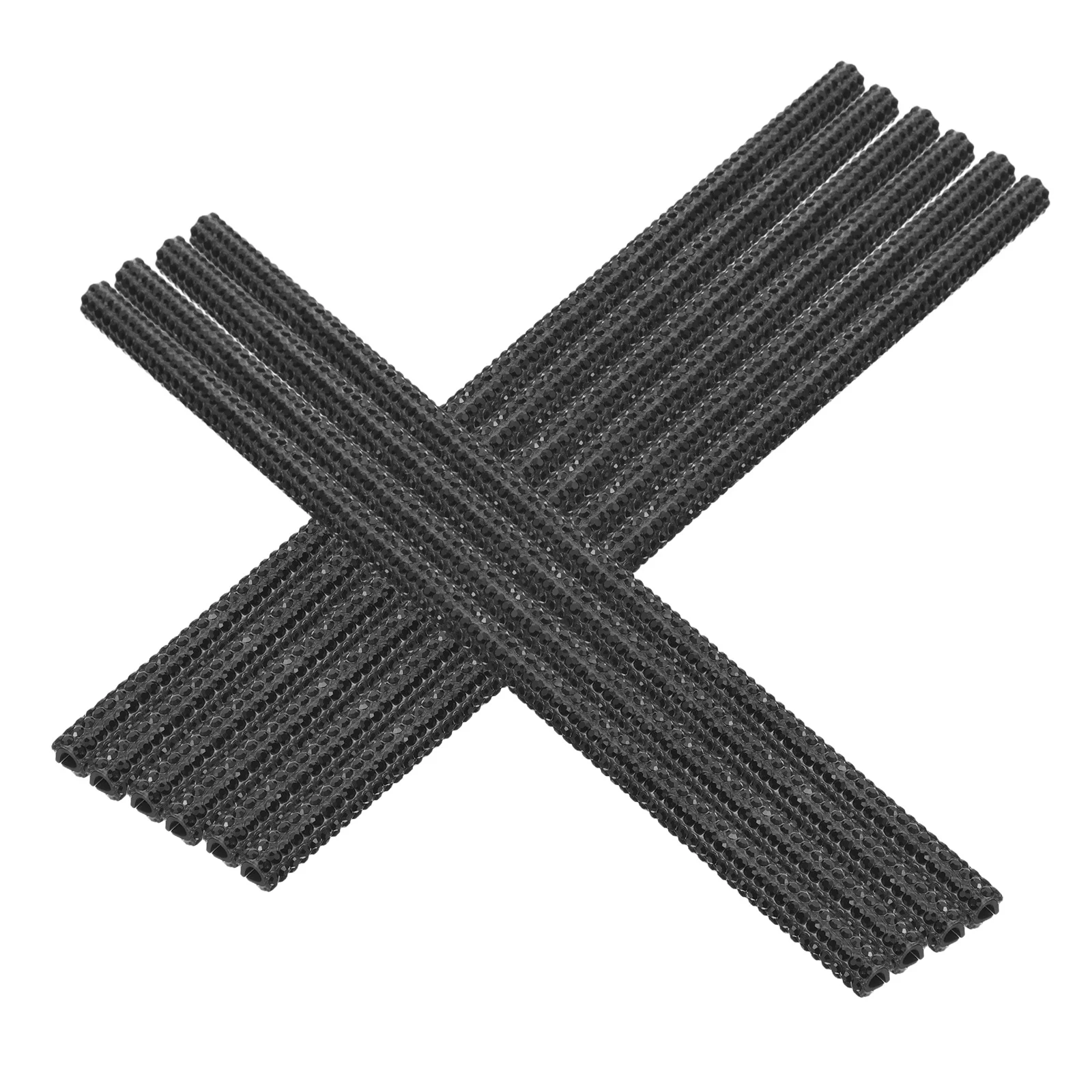 

10Pcs Car Air Conditioner Decorative Strips Rhinestone Bling Air Vent Trim Shiny Universal Car Interior Decoration