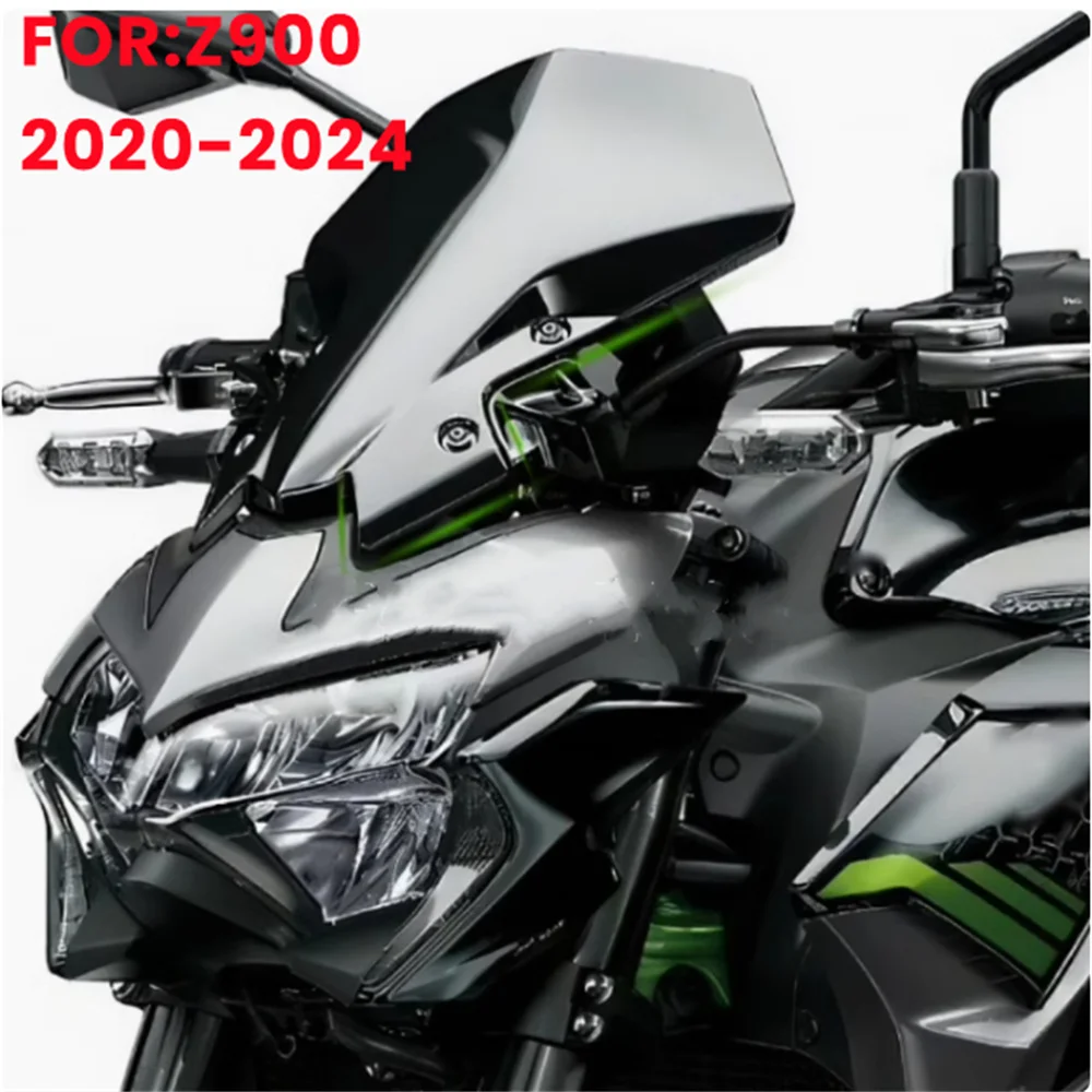 Windshield For Kawasaki Z900 Z 900 New 20-24 Year Motorcycle Retrofit Racing Elevated Windshield Guide Accessories