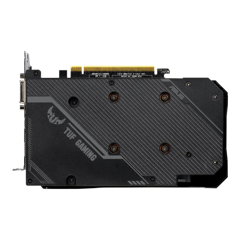 بطاقة رسومات الألعاب Asus tuf Gaming GeForce gtx1660 سعة 6 جيجابايت إصدار مزدوج المروحة HDMI DP DVI