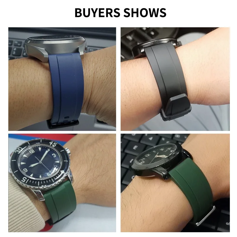 الإفراج السريع المطاط حزام ل تيسو سيكو المواطن ميدو حزام الساعات 20 مللي متر 22 مللي متر 24 مللي متر الرياضة الرجال النساء سوار إكسسوارات معصمه