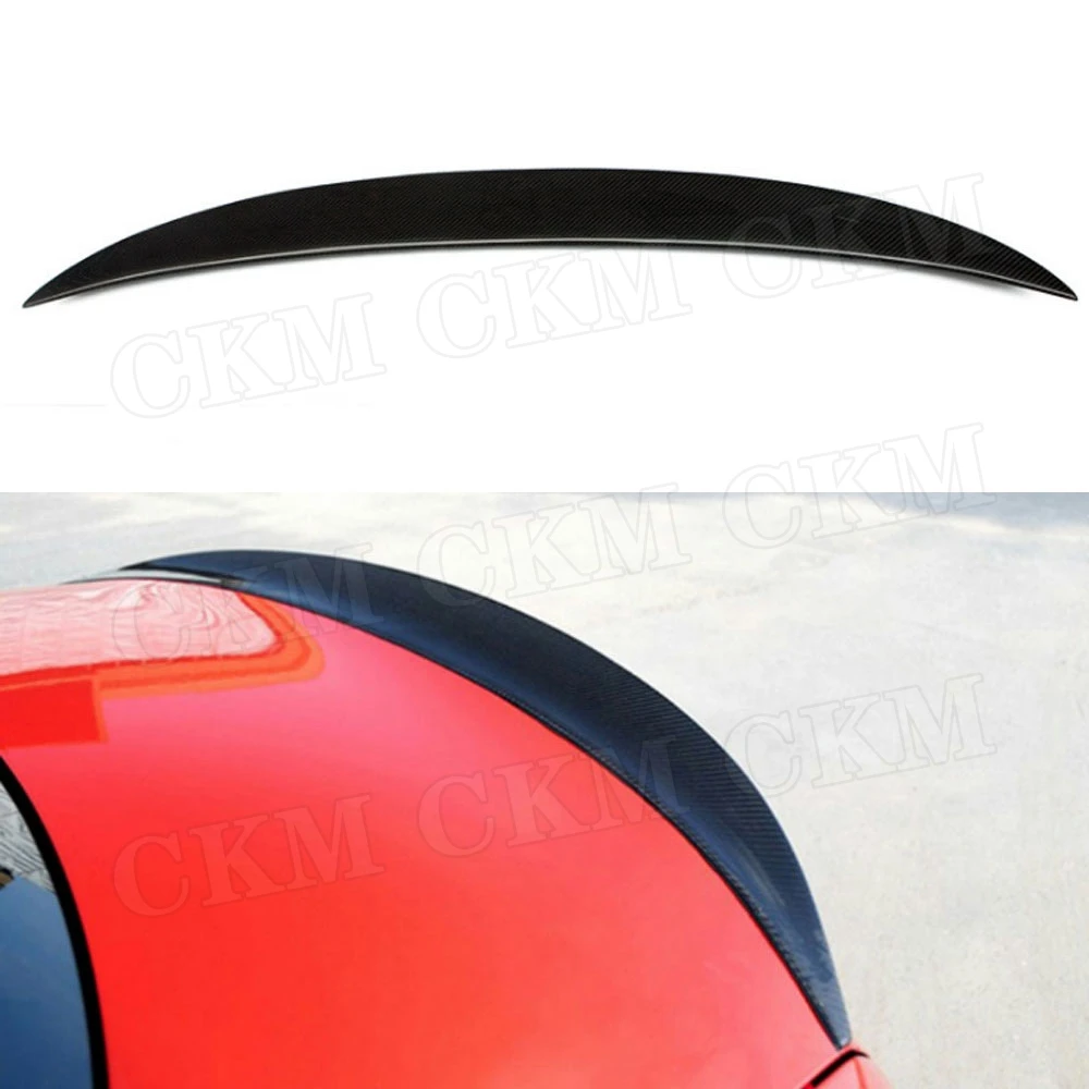 

CKMUUER задний спойлер из углеродного волокна серии 1, крыло багажника для BMW E82 1M Coupe Sedan 2011, FRP, спойлер багажника