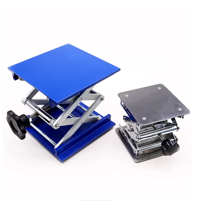 Laboratory small stainless steel lifting table heavy-duty micro level lifting table garbage disposal support frame