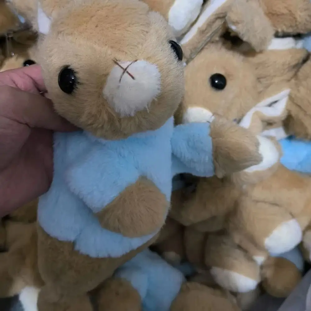 

Pencil Holder College Style Plush Pencil Bag Bunny Large Capacity Cartoon Pencil Bag Zipper Cute Rabbit Fluffy Pencil Bag Office