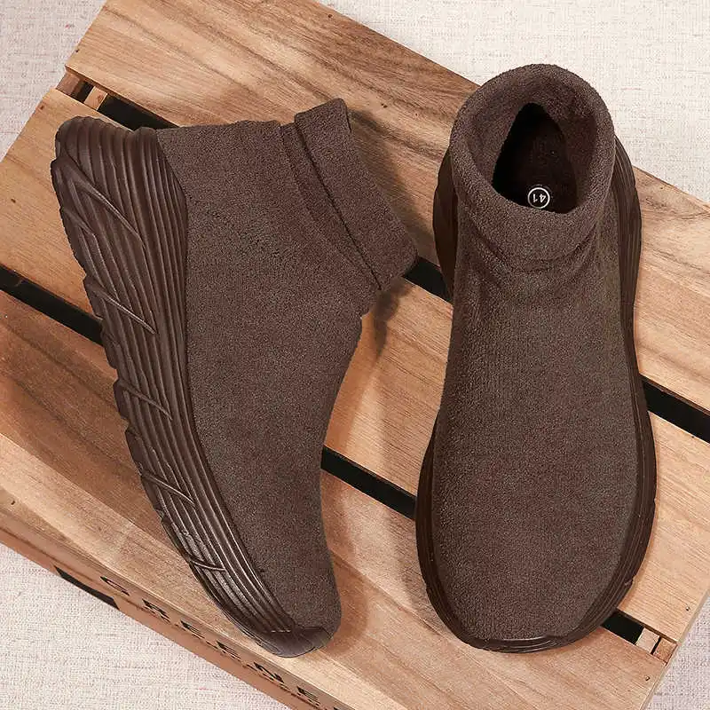 

Parkside Rubber Sole Beige Shoes For Men Casual Grandmother Sneakers Brand Luxury Sports Special Wide Luxury Chassure