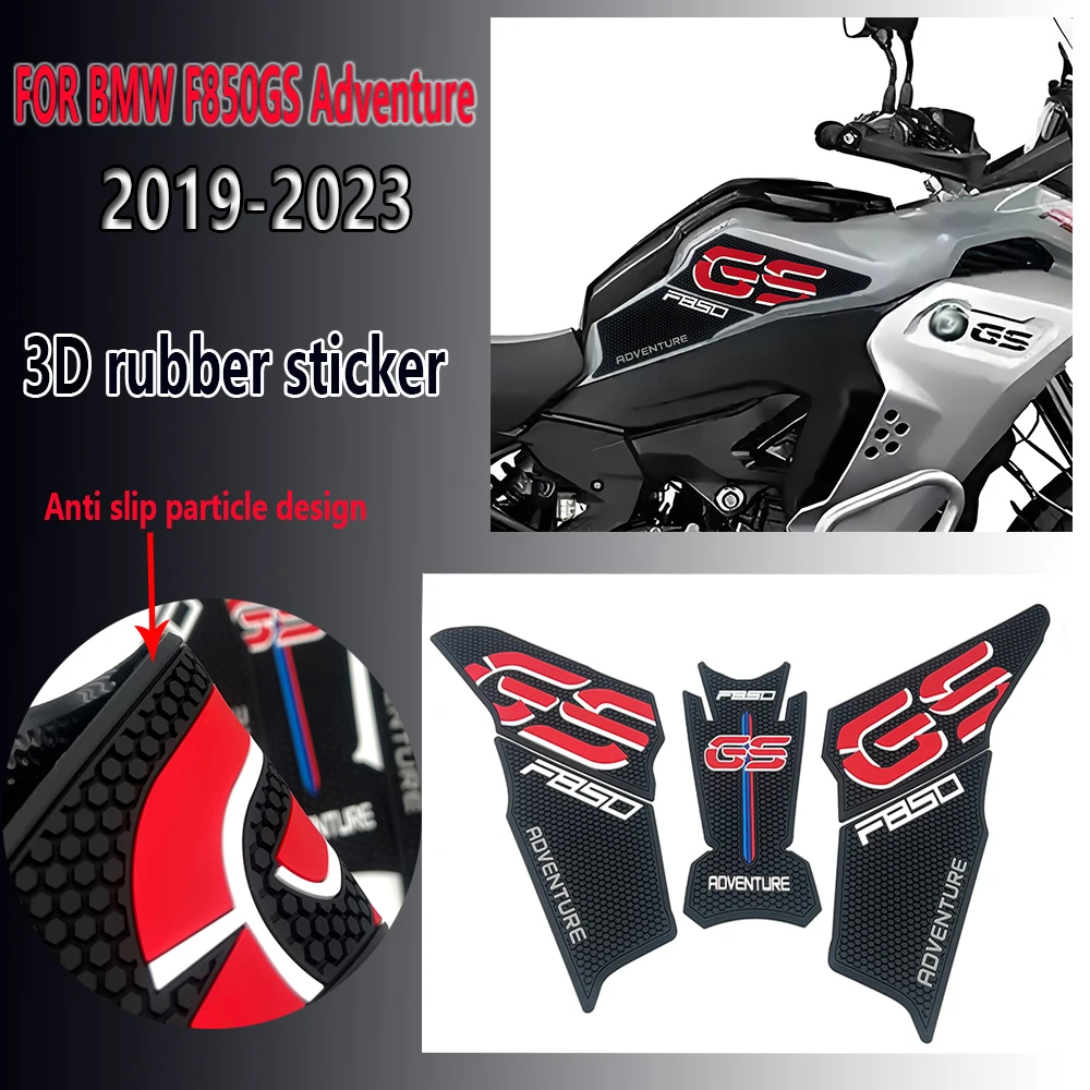 

FOR BMW F850GS Adventure 2019-2023 Motorcycle Anti Slip Fuel Oil Tank Pad Side Knee Grip Decal Protector Sticker Pads