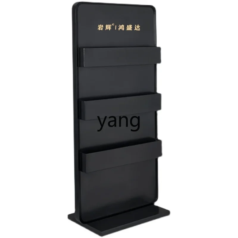 Lmm1 sales department apartment plan data rack flyer page magazine rack stainless steel vertical