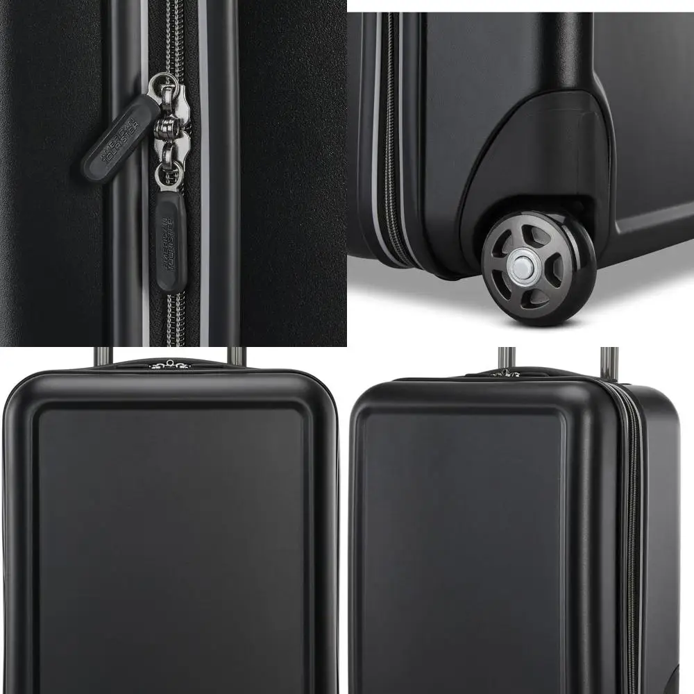 

Ручная кладь Fathead, одобренная авиакомпанией, с индивидуальной наклейкой — прочный корпус из АБС-пластика — регулируемая ручка — черный