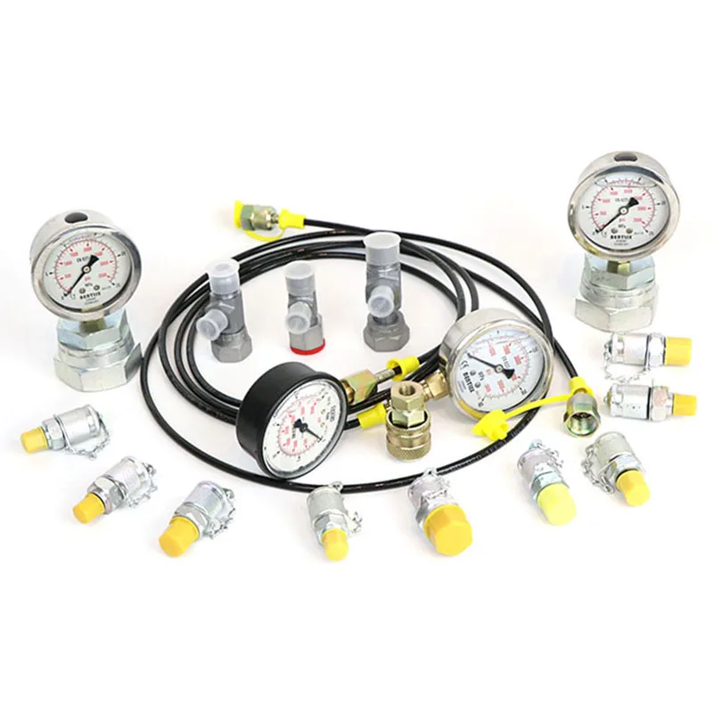 Imagem -05 - Conjunto de Medidor de Pressão Hidráulica Kits de Teste de Diagnóstico Peças de Motor de Escavadeira