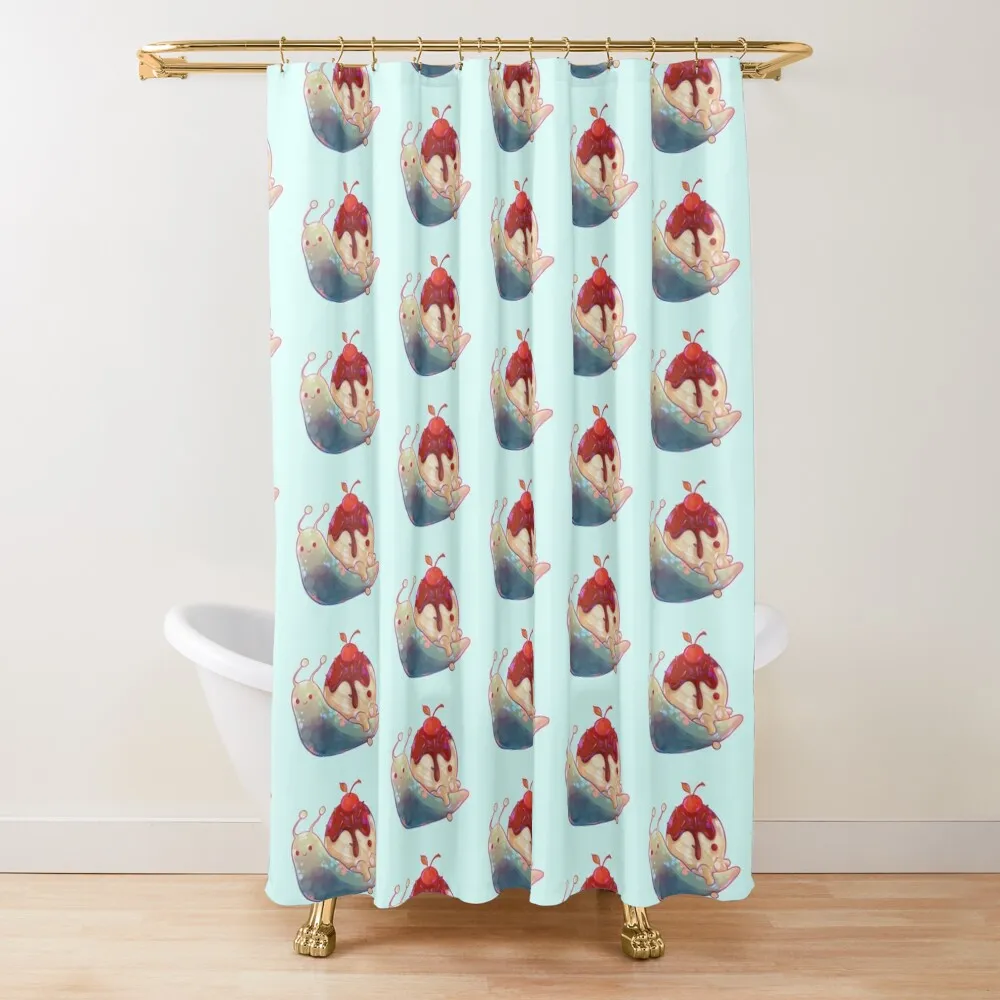 

Snail Sundae Shower Curtain Toilet Accessories Bathroom Bathroom Box For Bathrooms Cute Shower Curtain