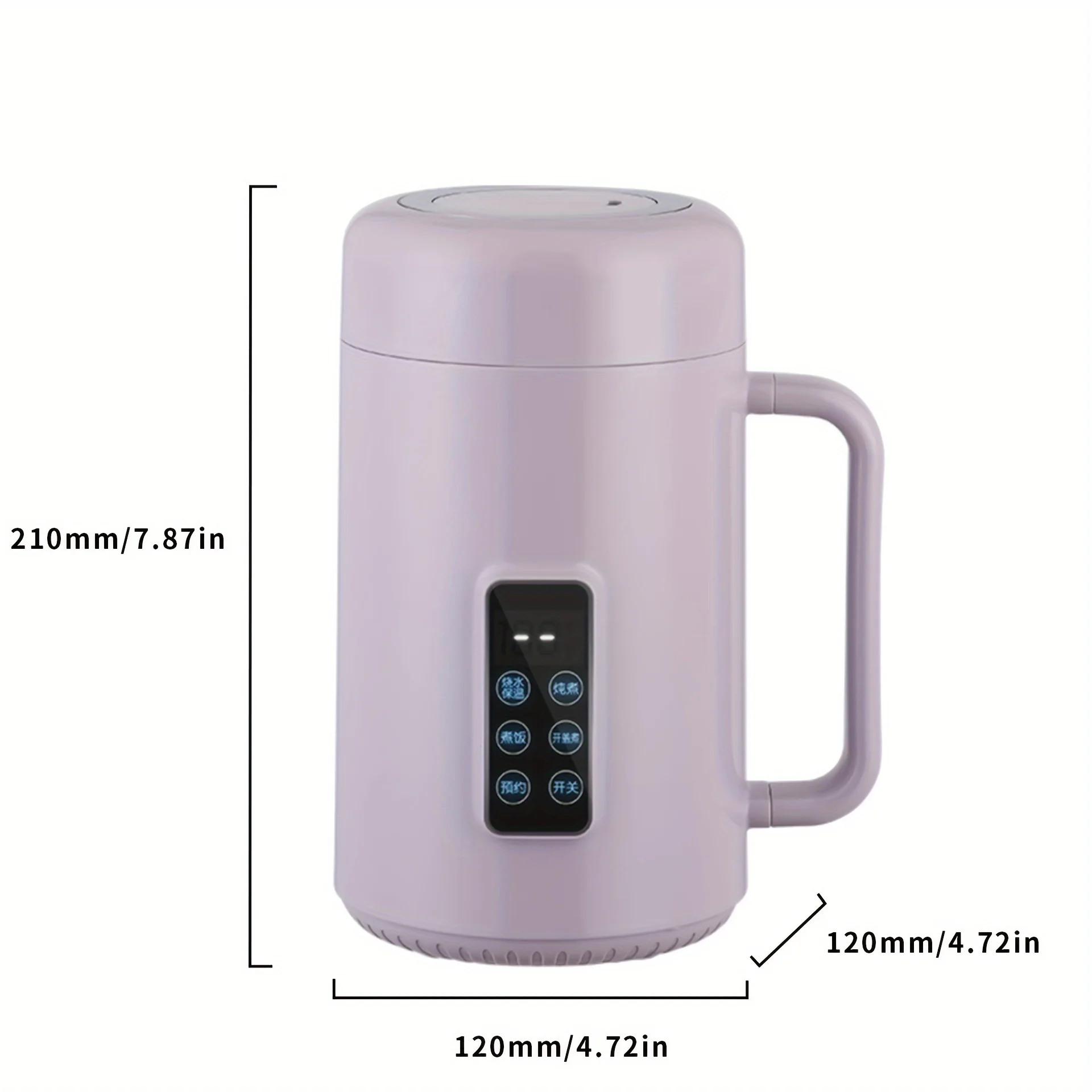 Portable electric health pot, smart electric pot, one-piece stew pot, to family, friends, a beautiful gift!