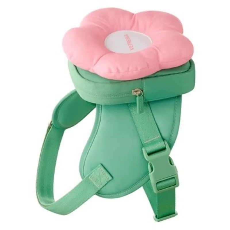 

Flower backpack traction rope three in one set for walking large, medium, and small dogs