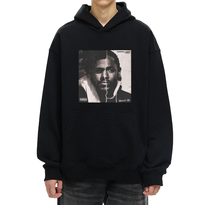 

Hot sale J Cole and Kendrick Lamar 90s Hip Hop Hoodie Men Women vintage Casual streetwear Unisex Fleece Long sleeve pullovers